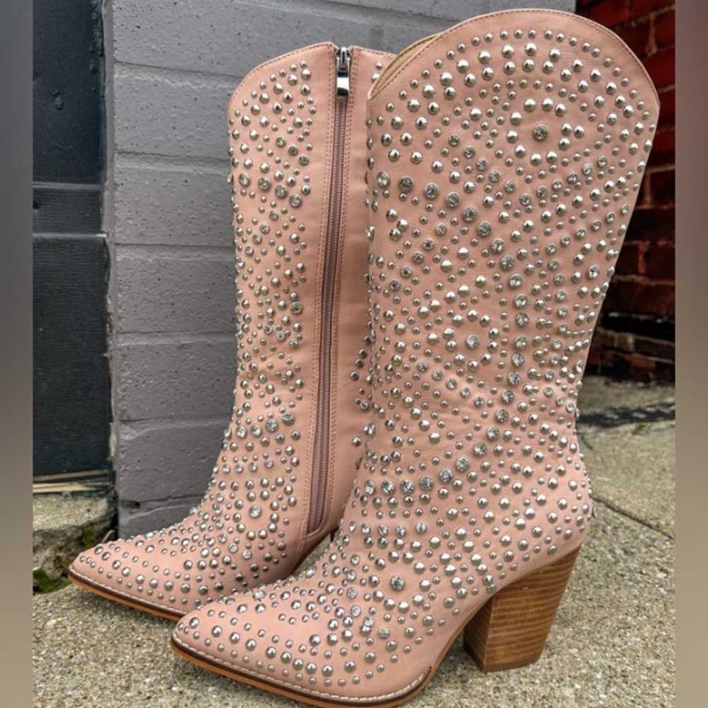 New Size 11 Boot Scootin - Blush by Corkys
